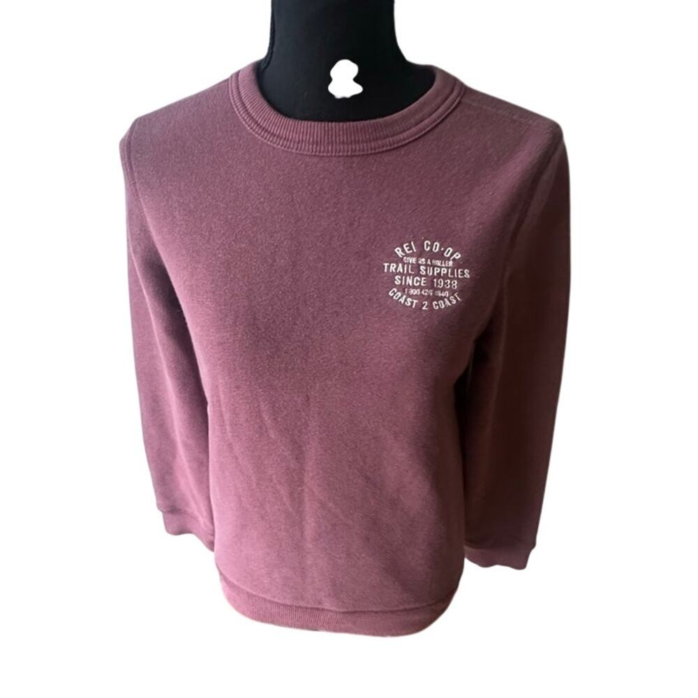 REI Co-op Maroon Crewneck Sweatshirt – Unisex Kids Size L